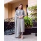 Cinereous Gray Marsh Long Shirt with Chooridar Pajama