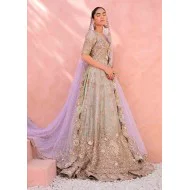 Lavender Mist Crocus Lehenga