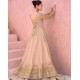Sultry Beige Crocus Gown and Lehenga