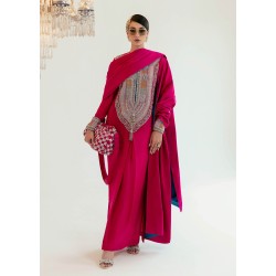 Raspberry Marsh Box Pleat Shirt Raspberry Marsh Box Pleat Shirt