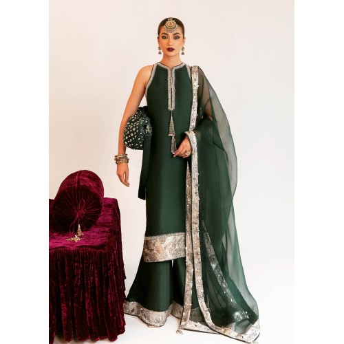 Dark Green Marsh Long Shirt and Palazzo Dark Green Marsh Long Shirt and Palazzo