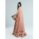Peach and Apricot Marsh Jacket with Sharara Peach and Apricot Marsh Jacket with Sharara