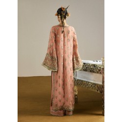 Vivid Tangerine Marsh Long Shirt with Shalwar Vivid Tangerine Marsh Long Shirt with Shalwar