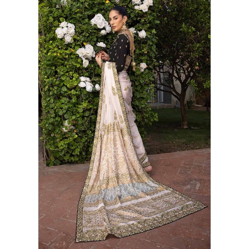 Ivory Pink Julia Saree Ivory Pink Julia Saree