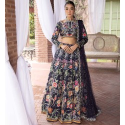Dark Navy Blue Julia Lehenga Choli