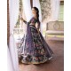 Dark Navy Blue Julia Lehenga Choli