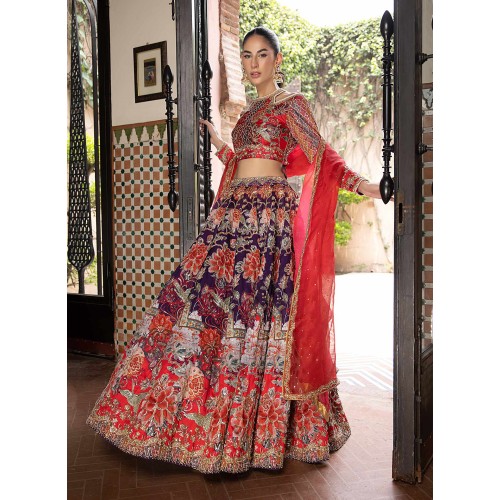 Multi-Color Julia Lehenga Choli Multi-Color Julia Lehenga Choli