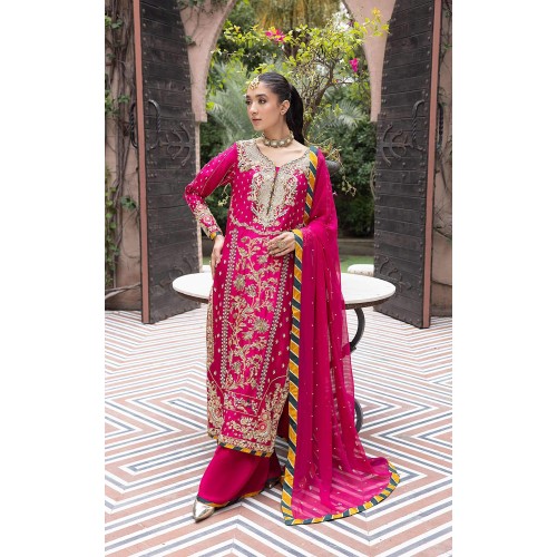 Raspberry Julia Trousers Suit