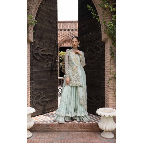 Mint Green Julia Sharara and Shirt