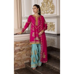 Magenta Dye Julia Party Wear Magenta Dye Julia Party Wear