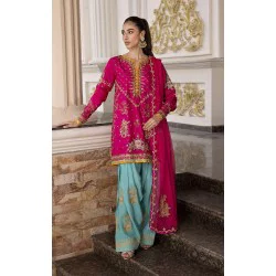Magenta Dye Julia Party Wear