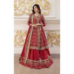 NCS Red Julia Angrakha and Lehenga