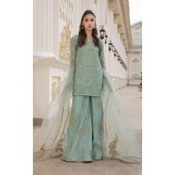 Premiere Blue Julia Trousers Suit