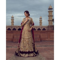 Light Orange Julia Lehenga