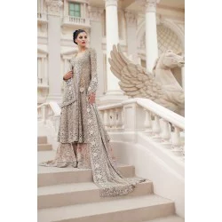 Crayola Silver Snapdragon Angrakha and Lehenga
