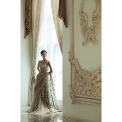 Artichoke Snapdragon Lehenga Saree