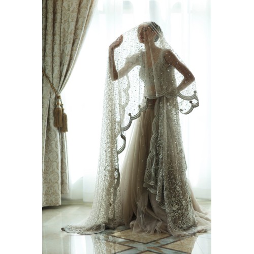 Artichoke Snapdragon Lehenga Saree