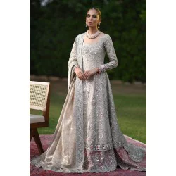 Platinum Snapdragon Pishwas and Farshi Lehenga