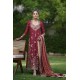 Antique Ruby Snapdragon Shalwar Kameez Suit