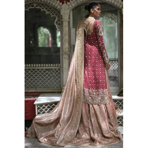 Antique Ruby Snapdragon Lehenga Antique Ruby Snapdragon Lehenga
