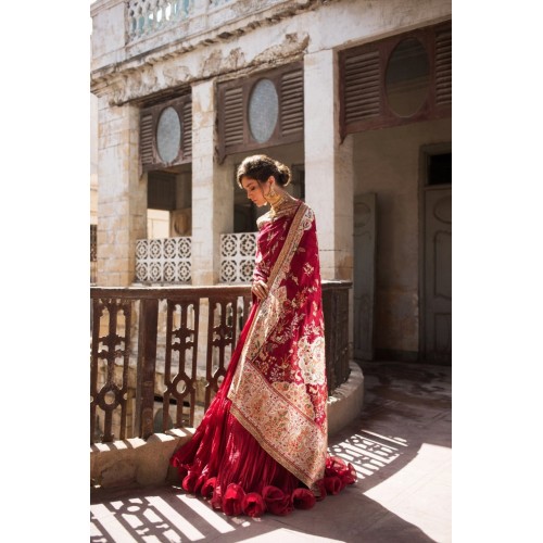 Barn Red Snapdragon Lehenga Choli