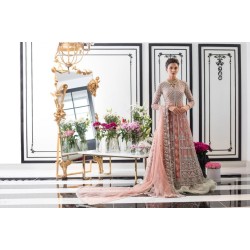 Rose Ombre Snapdragon Gown and Lehenga Rose Ombre Snapdragon Gown and Lehenga