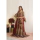Dark Burgundy Snapdragon Pishwas and Farshi Gharara