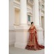 Red-Brown Snapdragon Pishwas and Lehenga Red-Brown Snapdragon Pishwas and Lehenga