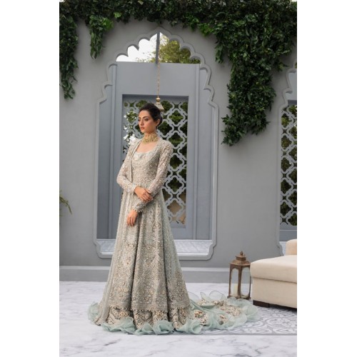 Opal Snapdragon Pishwas and Lehenga