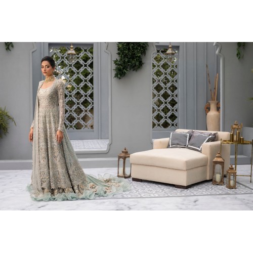 Opal Snapdragon Pishwas and Lehenga