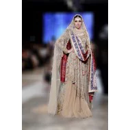 Grullo Desert Sand Snapdragon Lehenga