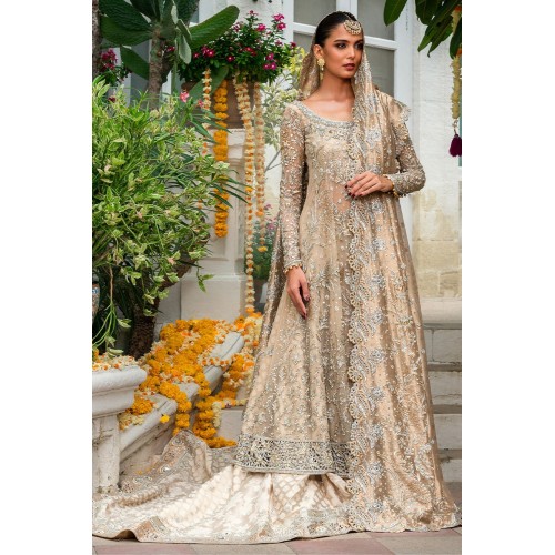 Beige Snapdragon Lehenga