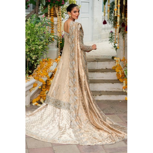 Beige Snapdragon Lehenga