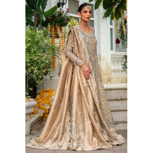 Beige Snapdragon Lehenga