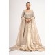 Champagne Snapdragon Lehenga and Pishwas Champagne Snapdragon Lehenga and Pishwas