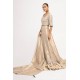 Champagne Snapdragon Lehenga and Pishwas Champagne Snapdragon Lehenga and Pishwas