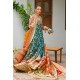Teal Snapdragon Pishwas and Lehenga Teal Snapdragon Pishwas and Lehenga
