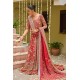 Red Silver Snapdragon Pishwas and Lehenga Red Silver Snapdragon Pishwas and Lehenga