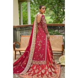 Burgundy Snapdragon Lehenga
