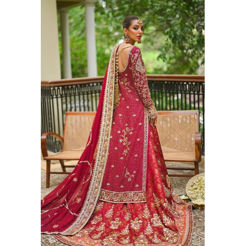 Burgundy Snapdragon Lehenga