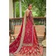 Burgundy Snapdragon Lehenga