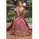 Burgundy Snapdragon Lehenga