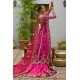 Hollywood Cerise Snapdragon Pishwas and Lehenga
