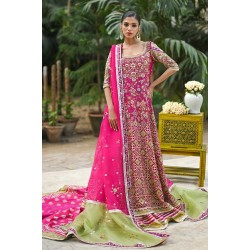 Hot Pink Snapdragon Lehenga