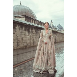 Champagne Pink Snapdragon Lehenga