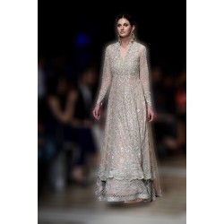 Champagne Pink Snapdragon Lehenga