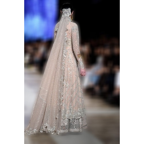 Champagne Pink Snapdragon Lehenga