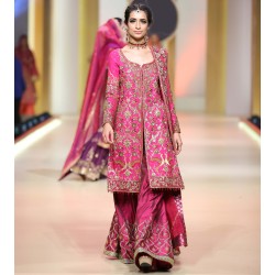Brilliant Rose Jazmine Jacket and Sharara
