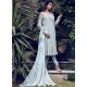 Pale Aqua Jazmine Anarkali