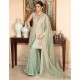 Tea Green Jazmine Gharara